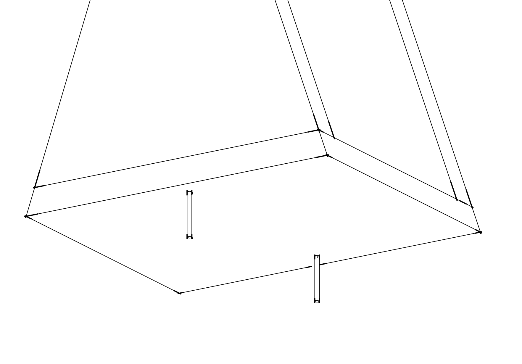 Bodenteil mit Vorder- und Rückseite